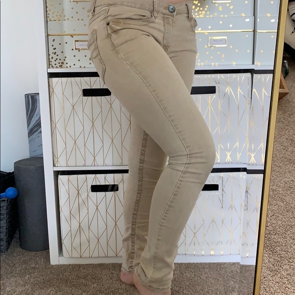 Khaki Skinny Jeans - Picture 2 of 2